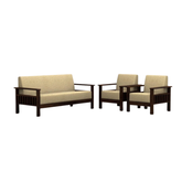 Acacia solid wood sofa set