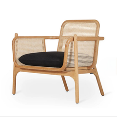 Acacia wood bamboo cane sofa