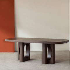Mango wood dining table