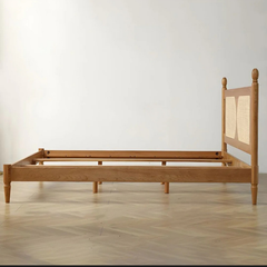 Modak acacia solid wood with ratten work
