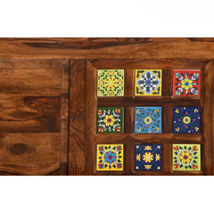 Gujarati design king and queen size storage double bed