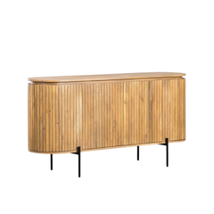 Owal shape storage cabinet/sideboard
