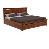 Rehaja design manual loading storage double bed