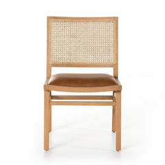 Acacia solid wooden rattan chair 2.