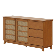 Mango wood storage cabinet cum sideboard