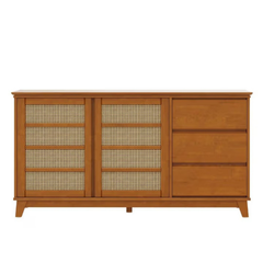 Mango wood storage cabinet cum sideboard