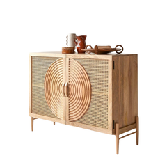 ROUND CNC STORAGE CABINET/SIDEBOARD