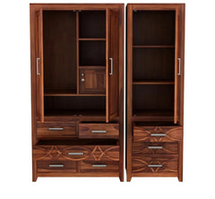 Sheesham solid wood wardrobe 06.