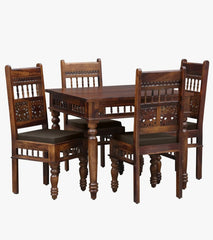 Jiggly design four seater dining set