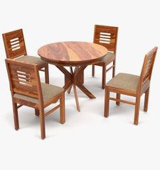 Four seater round dining set