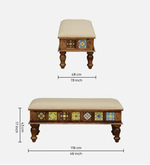 Sheesham wood six seater dining set 0011