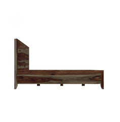 Sheesham solid wood double bed for wood lover