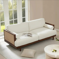Bala Sheesham solid wood ratten sofa