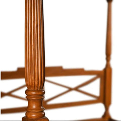 Sheesham solid wood four poster double bed