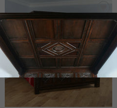 Sheesham solid wood four poster double bed05.