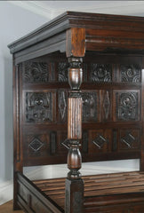 Sheesham solid wood four poster double bed05.