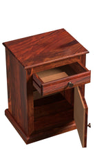 Sheesham solid wooden bedside table01