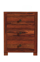 Sheesham solid wood bedside table