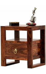 Sheesham solid wood bedside table07