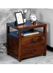 Sheesham solid wood bedside table07