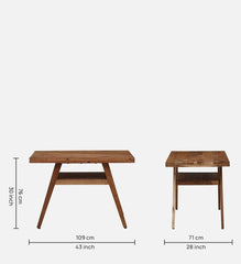 2 Seater Dining Table made of durable acacia wood – Sunrise Furniture