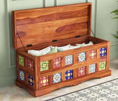 Gujarati design blanket box