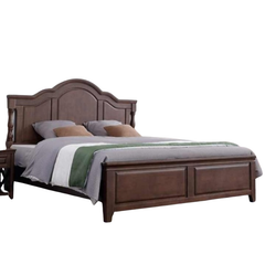125 solid wooden mherab design double bed