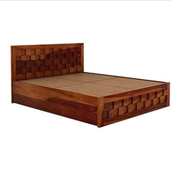 Blocks design storage double bed