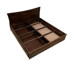 Sheesham solid wooden storage bed
