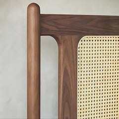 Nami Acacia solid wood ratten double bed