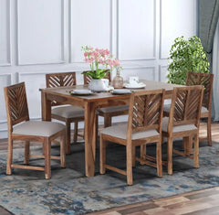 Sheesham wood six seater dining set 0013.