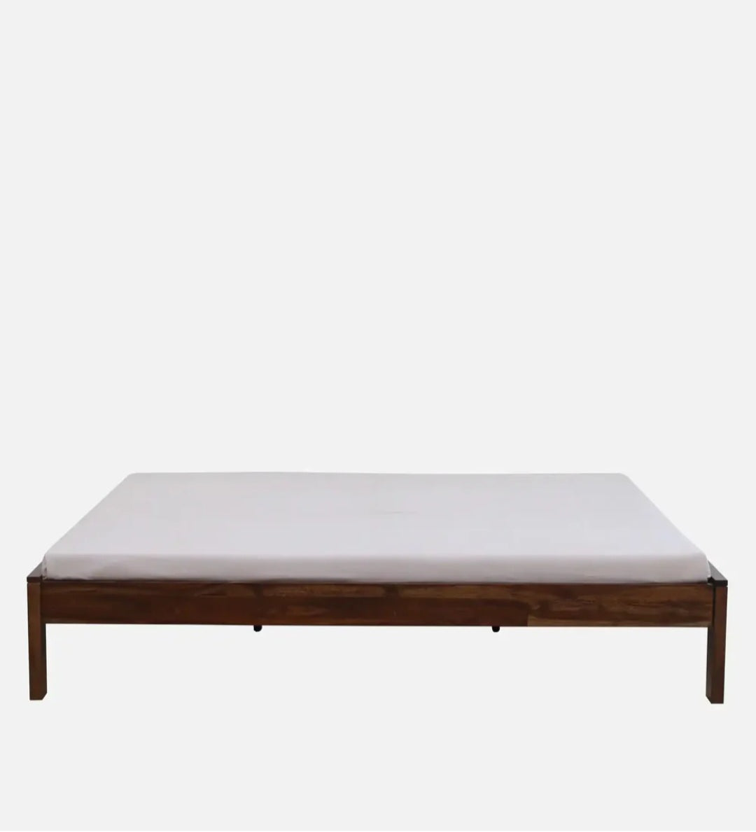 Simple wooden bed