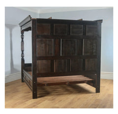 Sheesham solid wood four poster double bed05.