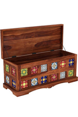 Gujarati design blanket box